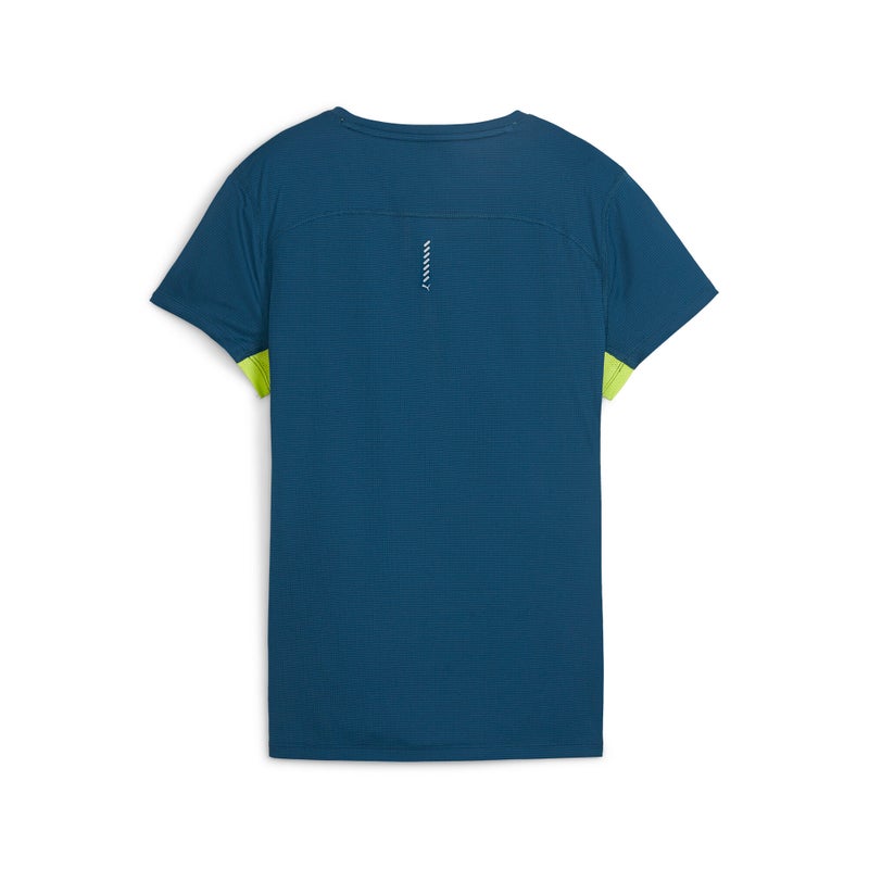 PUMA RUN FAVORITE Womens Blue T-Shirt - Image 2